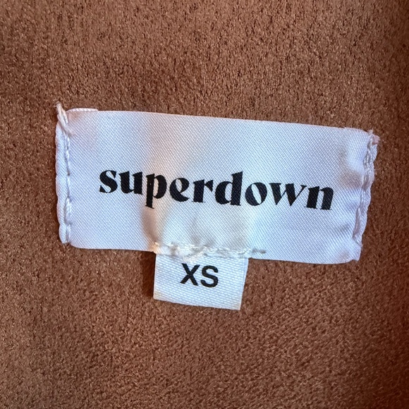 Superdown faux suede moto jacket - Picture 2 of 4